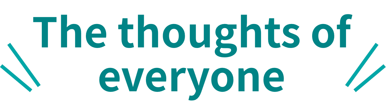 The thoughts of everyone