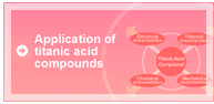 Application of titanic acid compounds