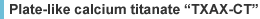 Plate-like calcium titanate "TXAX-CT"