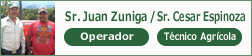 Sr. Juan Zuniga / Sr. Cesar Espinoza