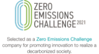 Selected as a Zero Emissions Challenge company for promoting innovation to realize a decarbonized society.